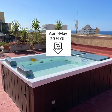 550 M2 Luxury Penthouse - Jacuzzi, Golf &